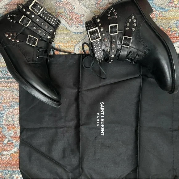 Saint Laurent, combat boots, size 37 - Picture 8 of 11
